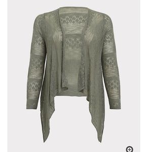 Olive Green Torrid Cardigan